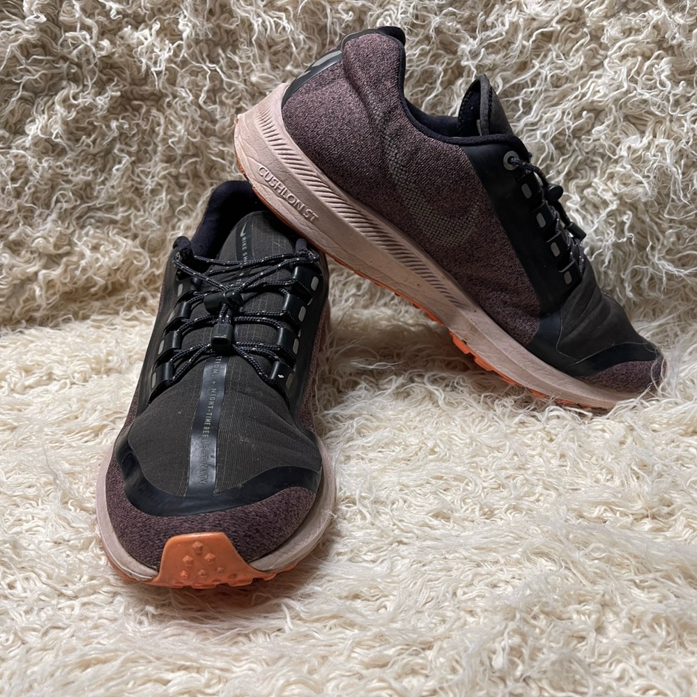 Nike women’s Shield Sneakers - Plum and Black - Picture 6 of 6